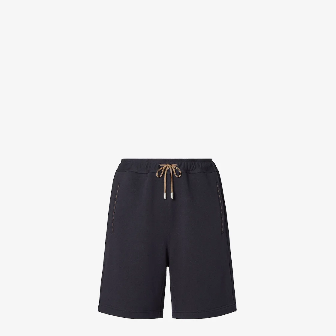 Bermudas Navy blue cotton shorts - 1