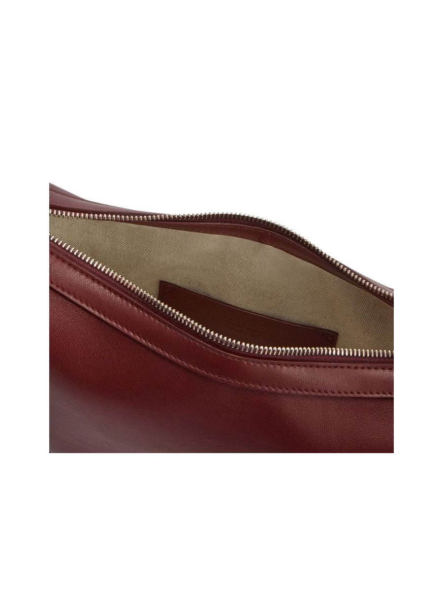 Small Knot Leather Crossbody Bag - 2
