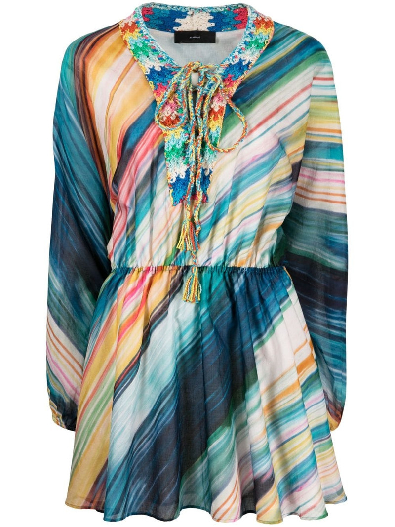 Daylight Mirage-print minidress 1