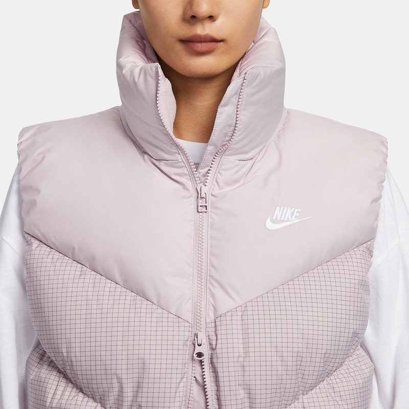 Nike (WMNS) Nike Down Stand Collar Zipper Sleeveless Vest 'Black' FN0031-019 outlook