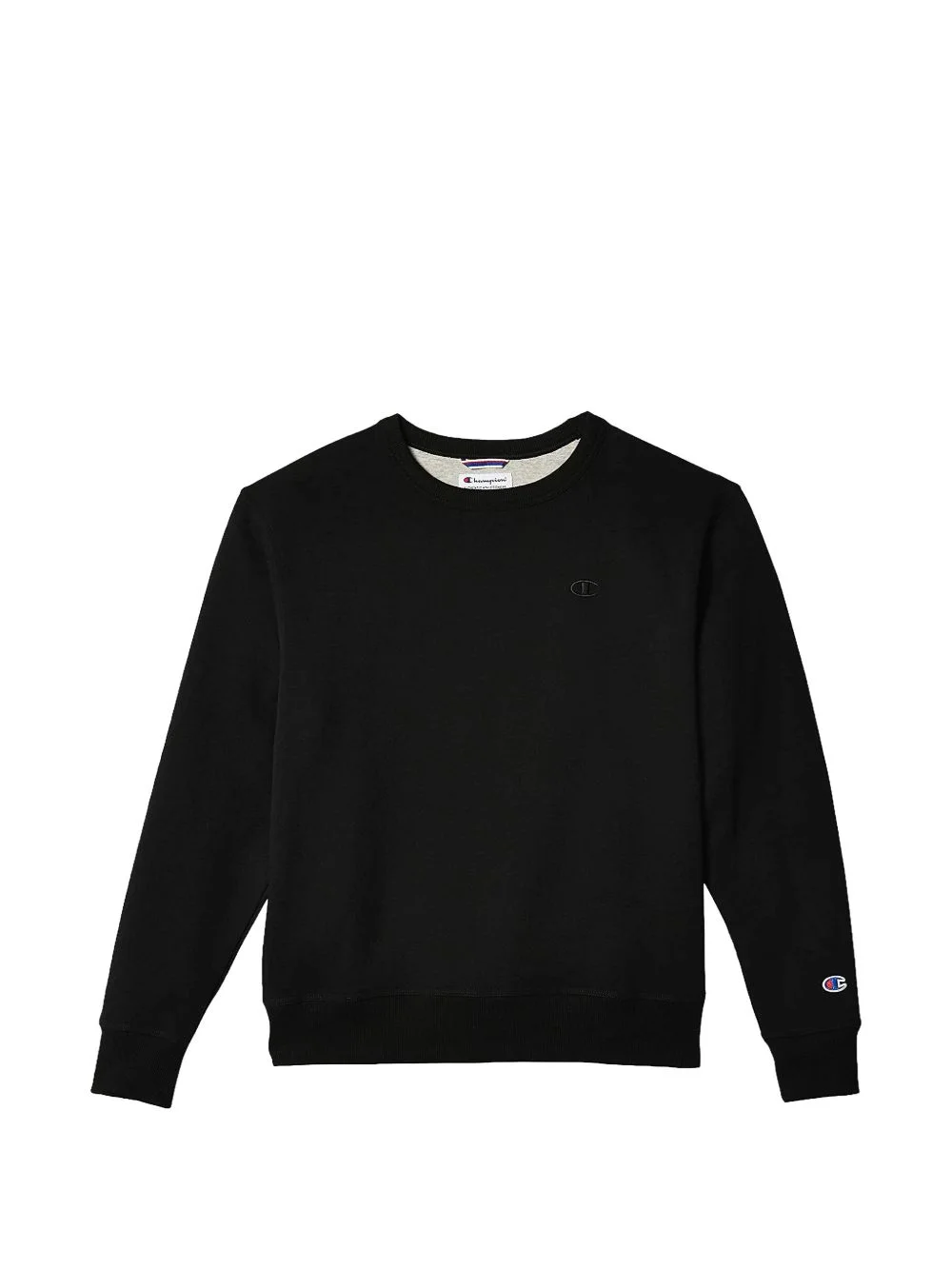 logo-detail crew-neck sweatshirt - 1