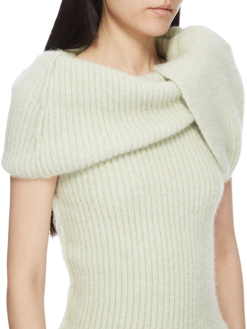 Banded T knitted top 4