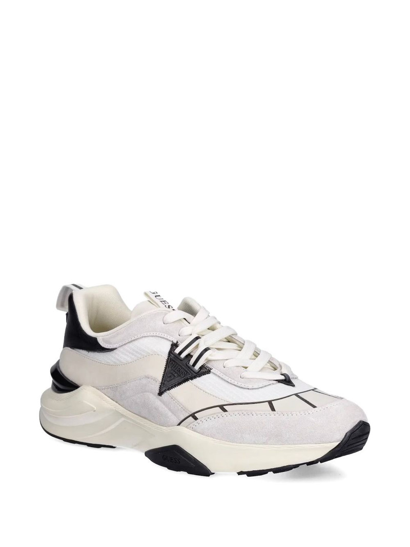 GUESS USA Valencia suede-panel sneakers outlook