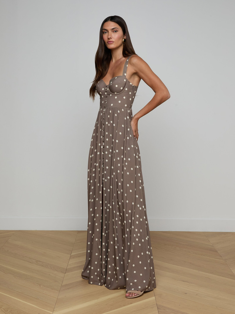 Rosette Maxi Dress 3