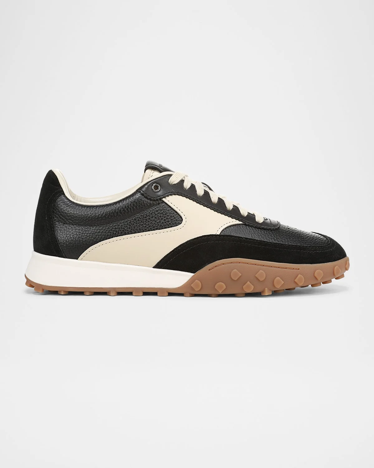 Men's Pallisades Pebbled Leather Runner Sneakers - 1