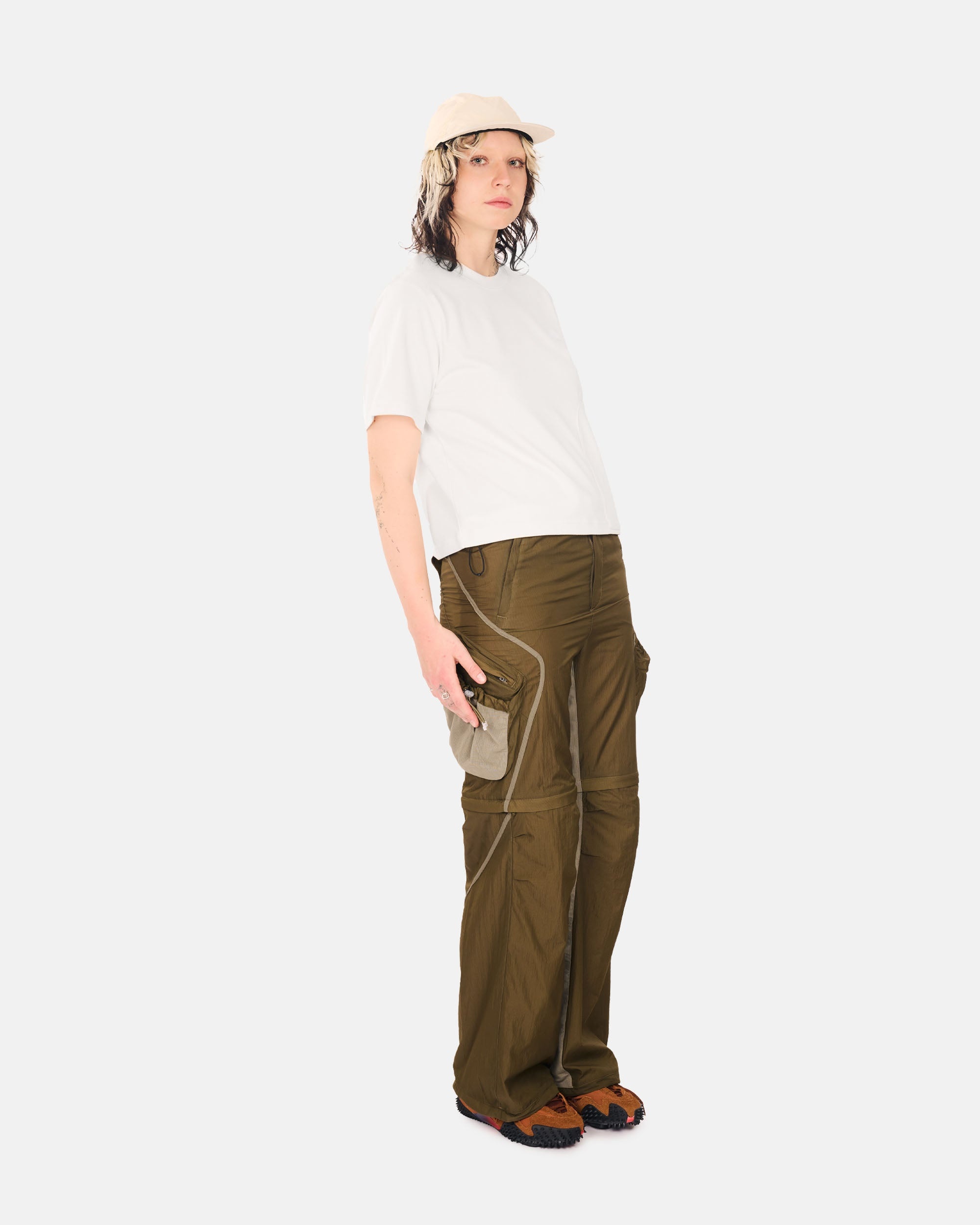 Fabric Mix T-shirt - 2