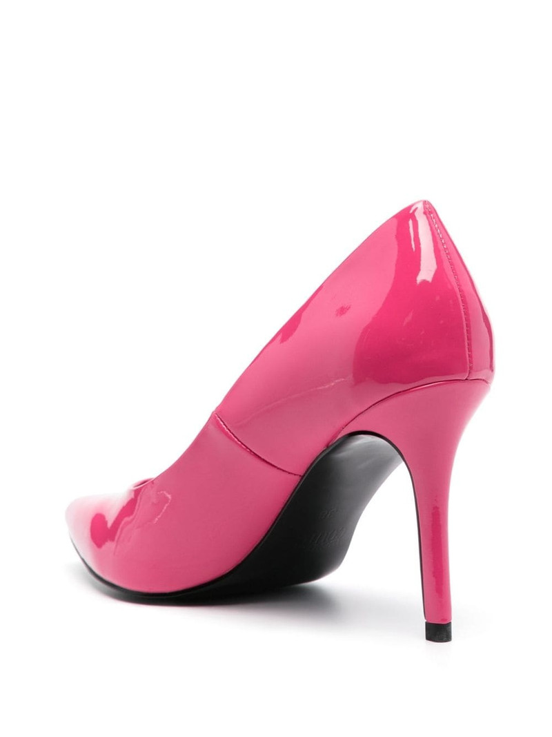 90mm faux-leather pumps 3
