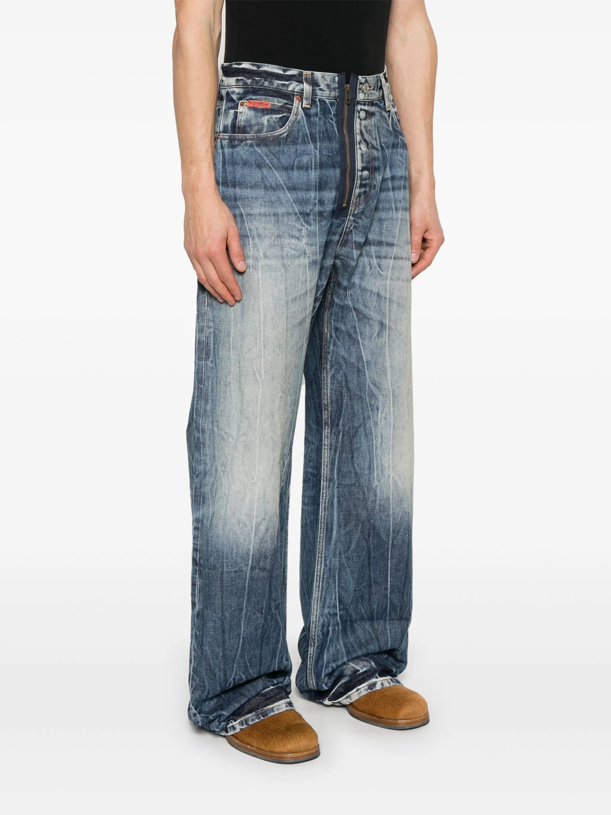 Wide-leg Jeans - 2