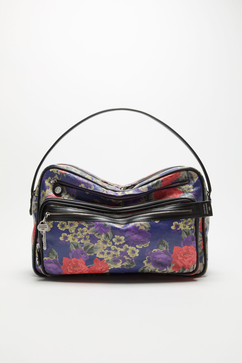 Camero Camera Flower Shoulder Bag - Violet purple 6