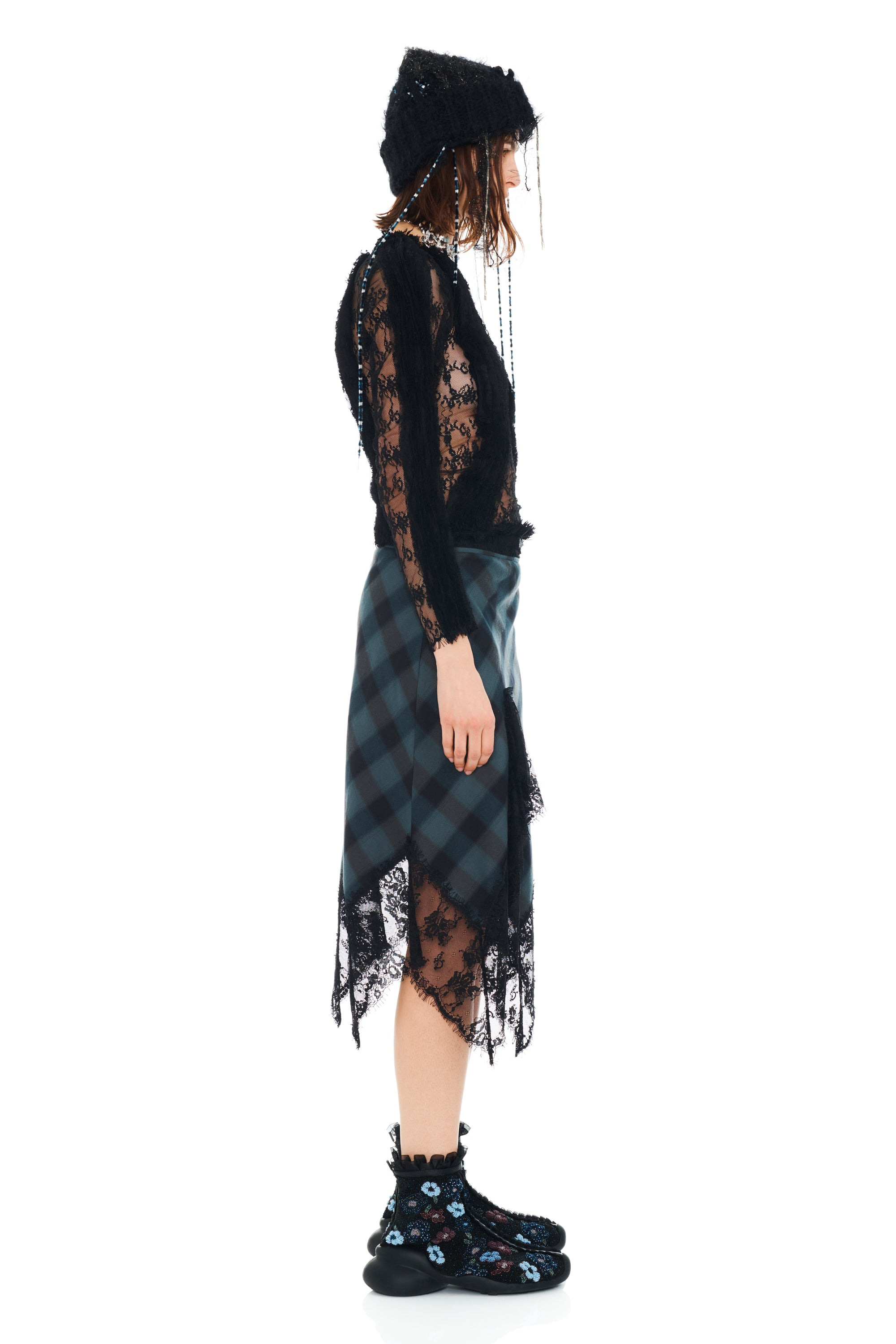 DISCO PLAID WINTER HAT - 5