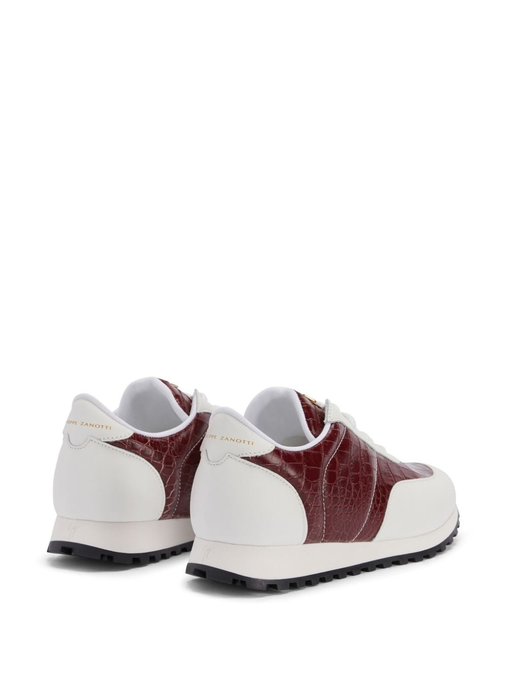 Jimi Running panelled leather sneakers - 3