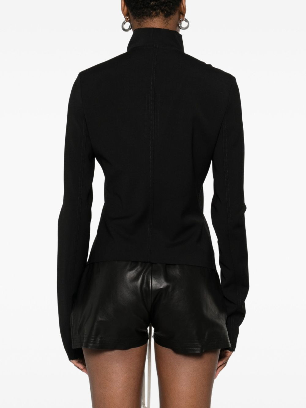 high-neck jacket - 4