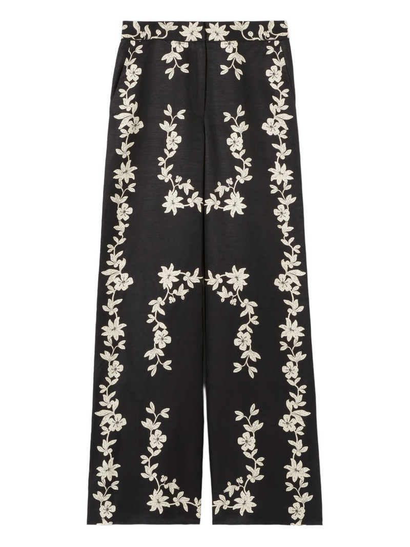 floral-print trousers 1