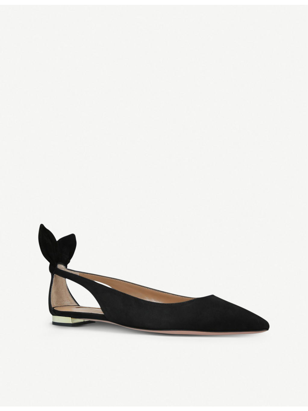 Deneuve suede ballet pumps - 3