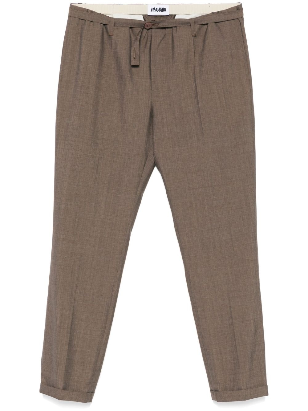 virgin wool trousers - 1