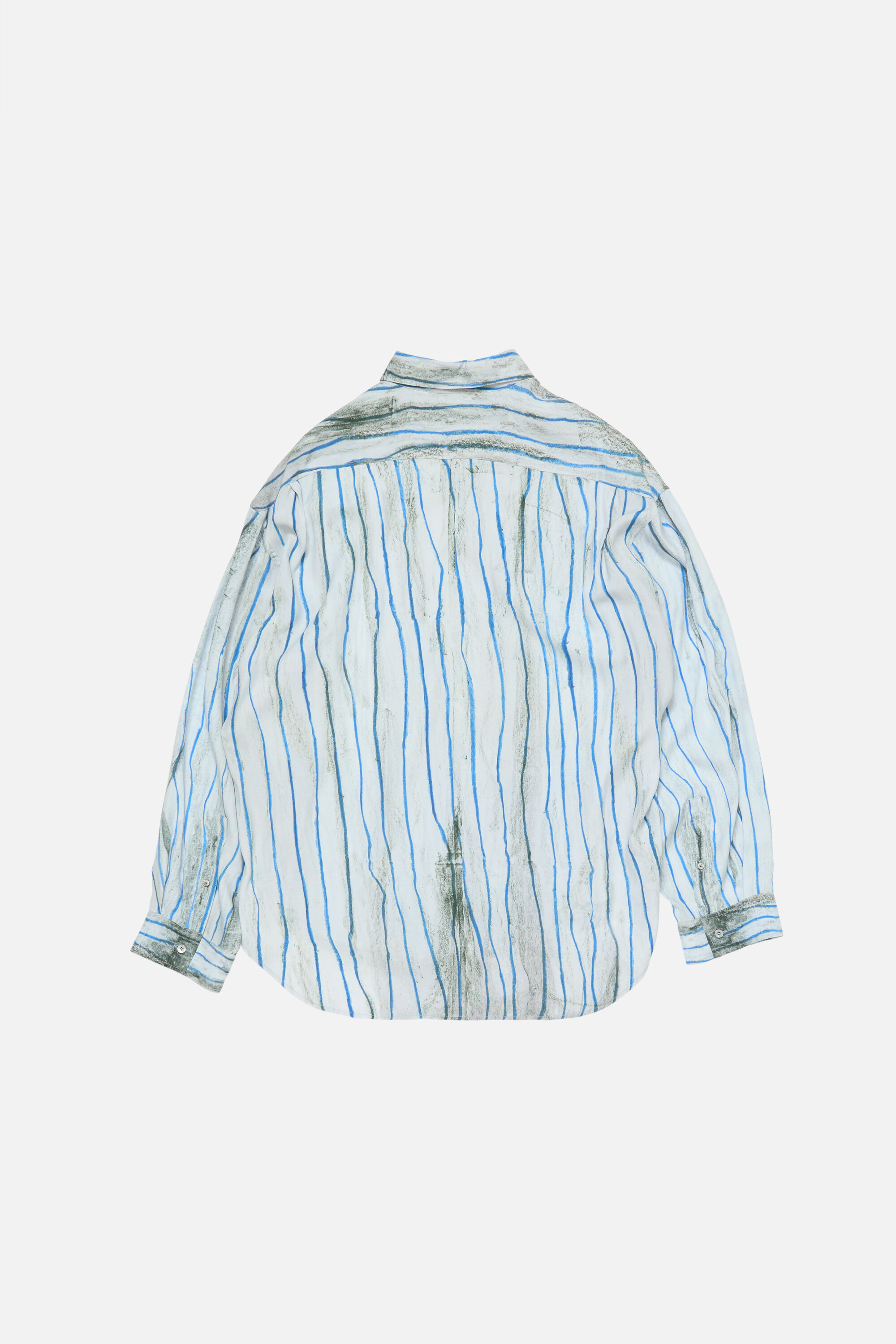 Printed Button-up Shirt - Blue multi - 7