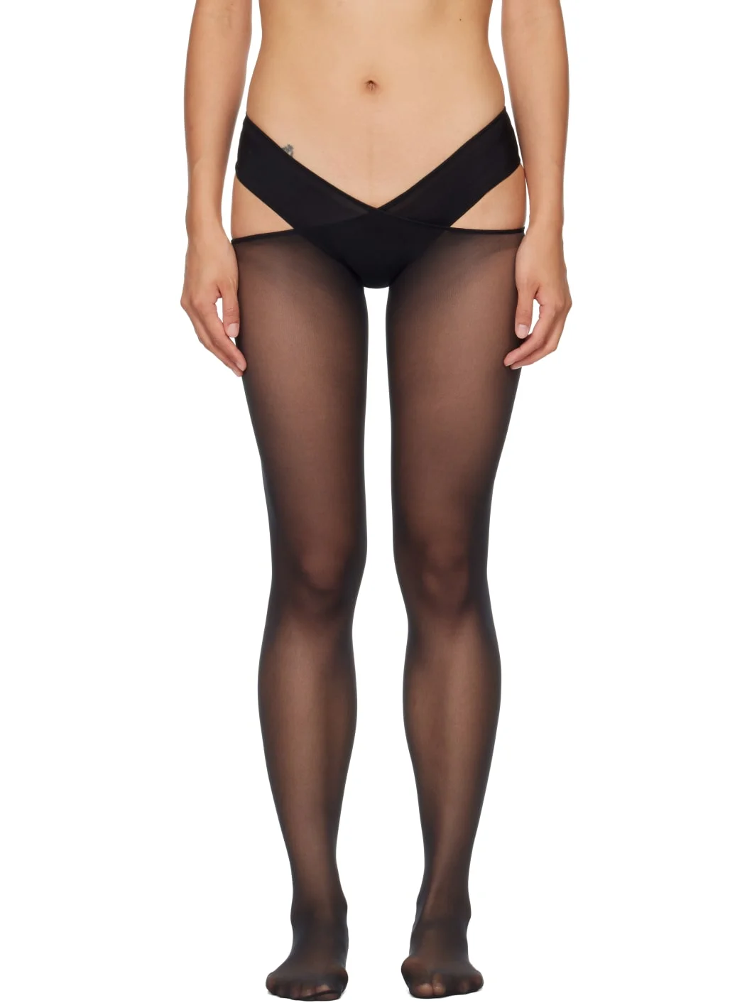 Black Stay-Hip Individual 12 Tights - 1