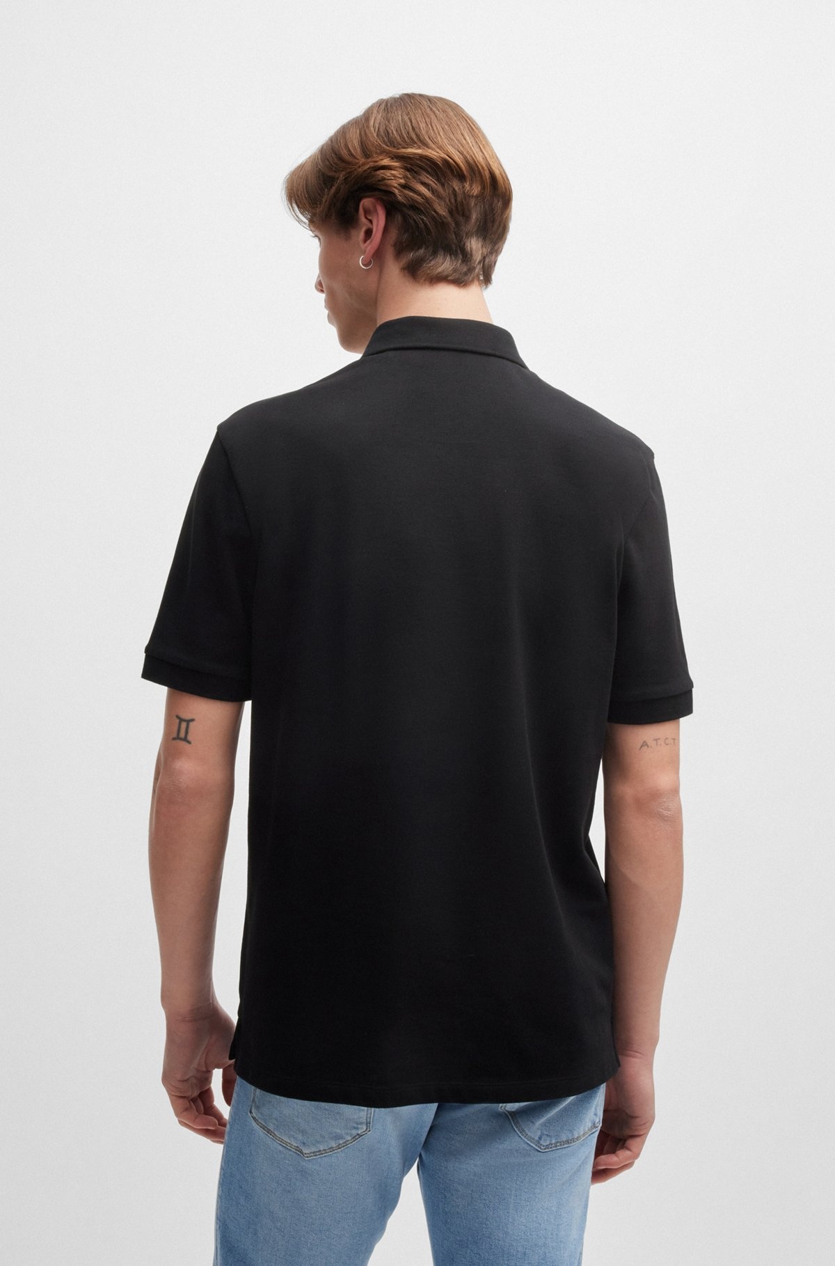 COTTON-PIQUÉ POLO SHIRT WITH JELLY LOGO LABEL - 5