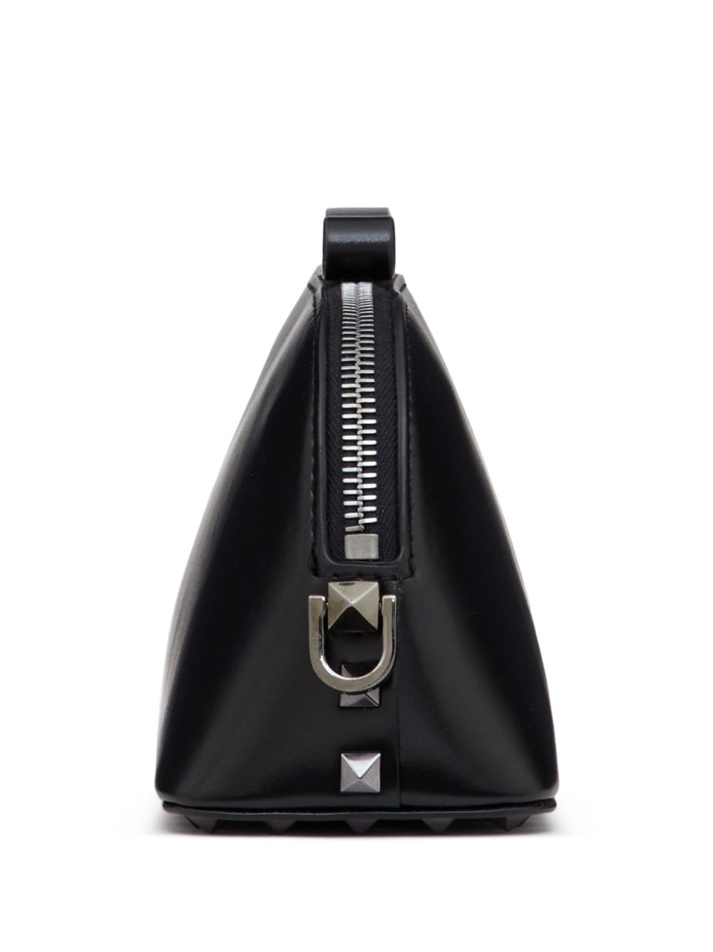 Rockstud leather clutch bag - 4