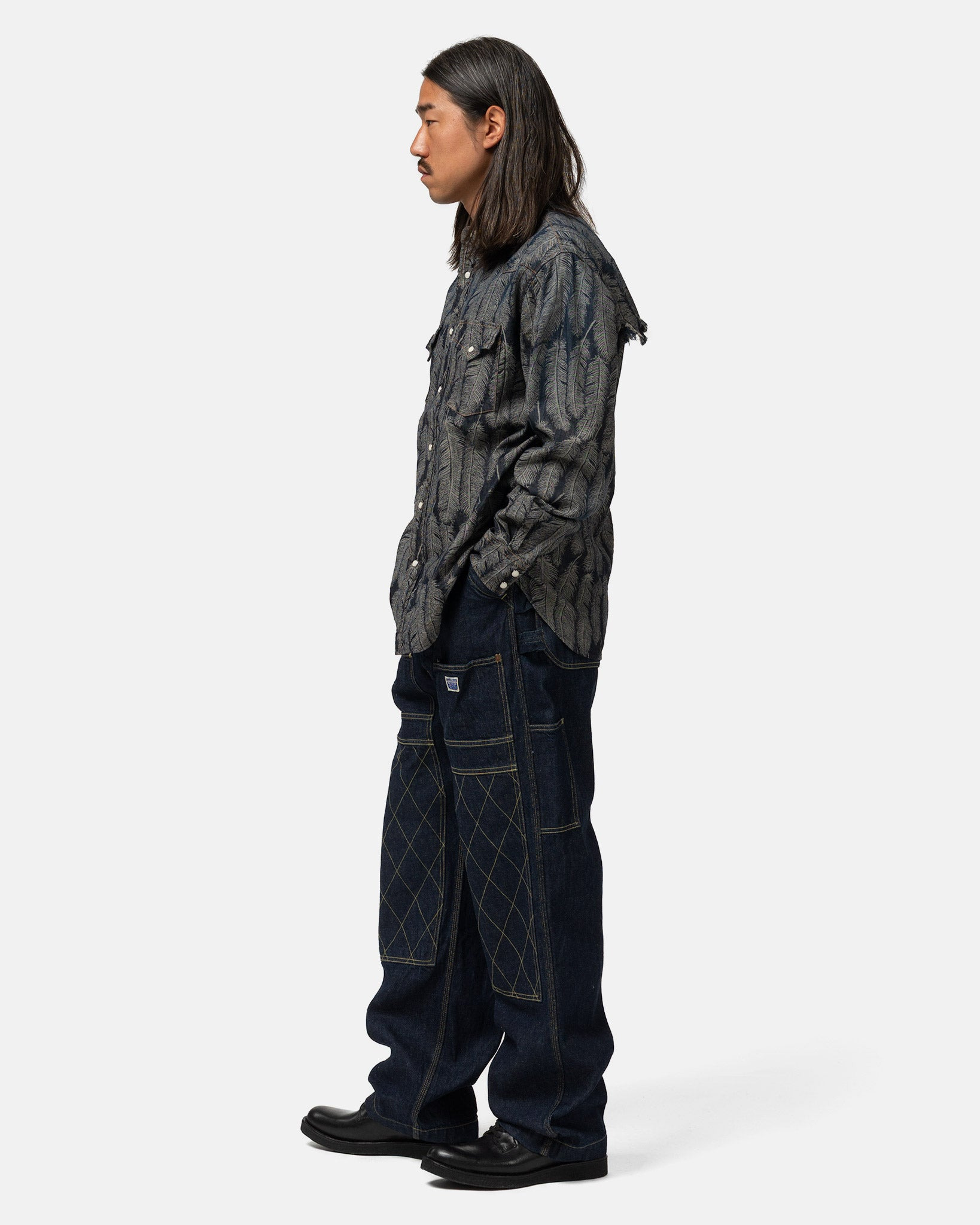 11.5oz Denim LUMBER Pants Indigo - 3