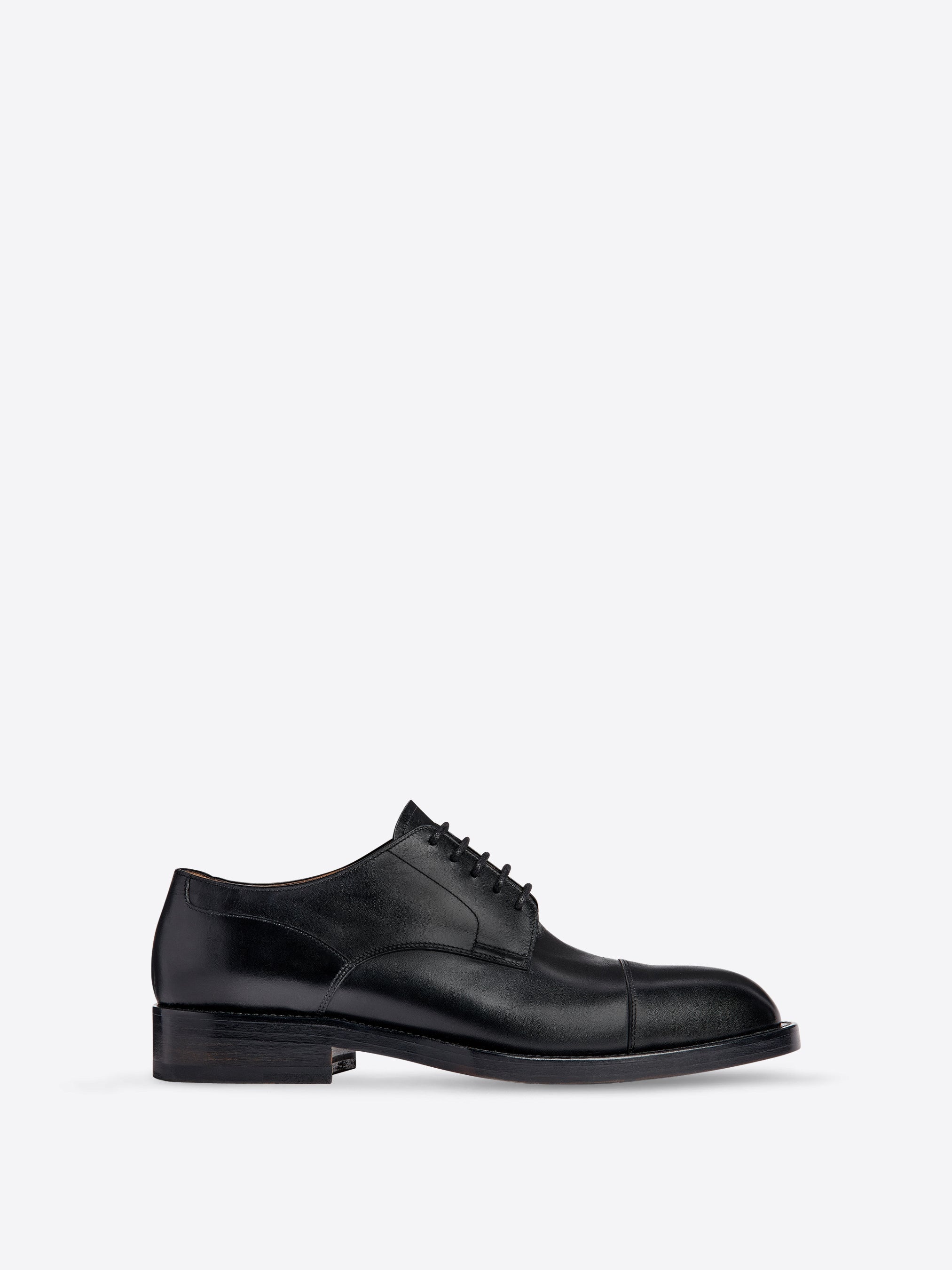 LEATHER DERBY SHOES - 1