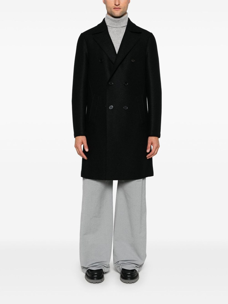 Harris Wharf London wool coat outlook