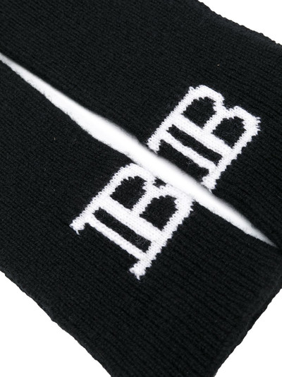 Balmain monogram mittens outlook