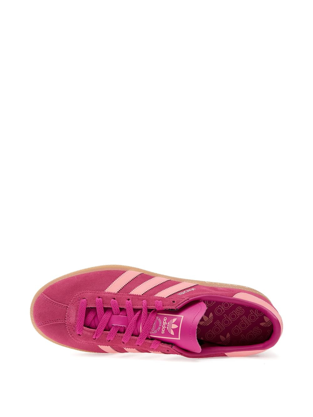 Munchen three-stripe suede trainers - 5