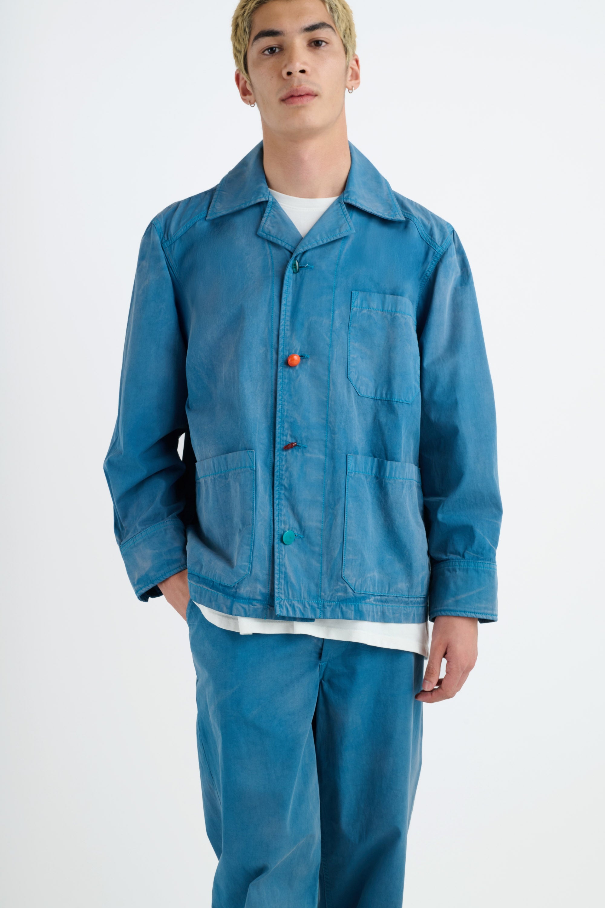 SILVANO WASHED CHORE JACKET - 3
