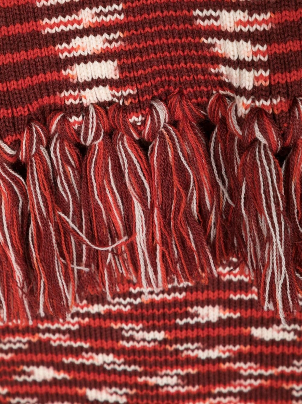 intarsia-knit wool scarf - 3