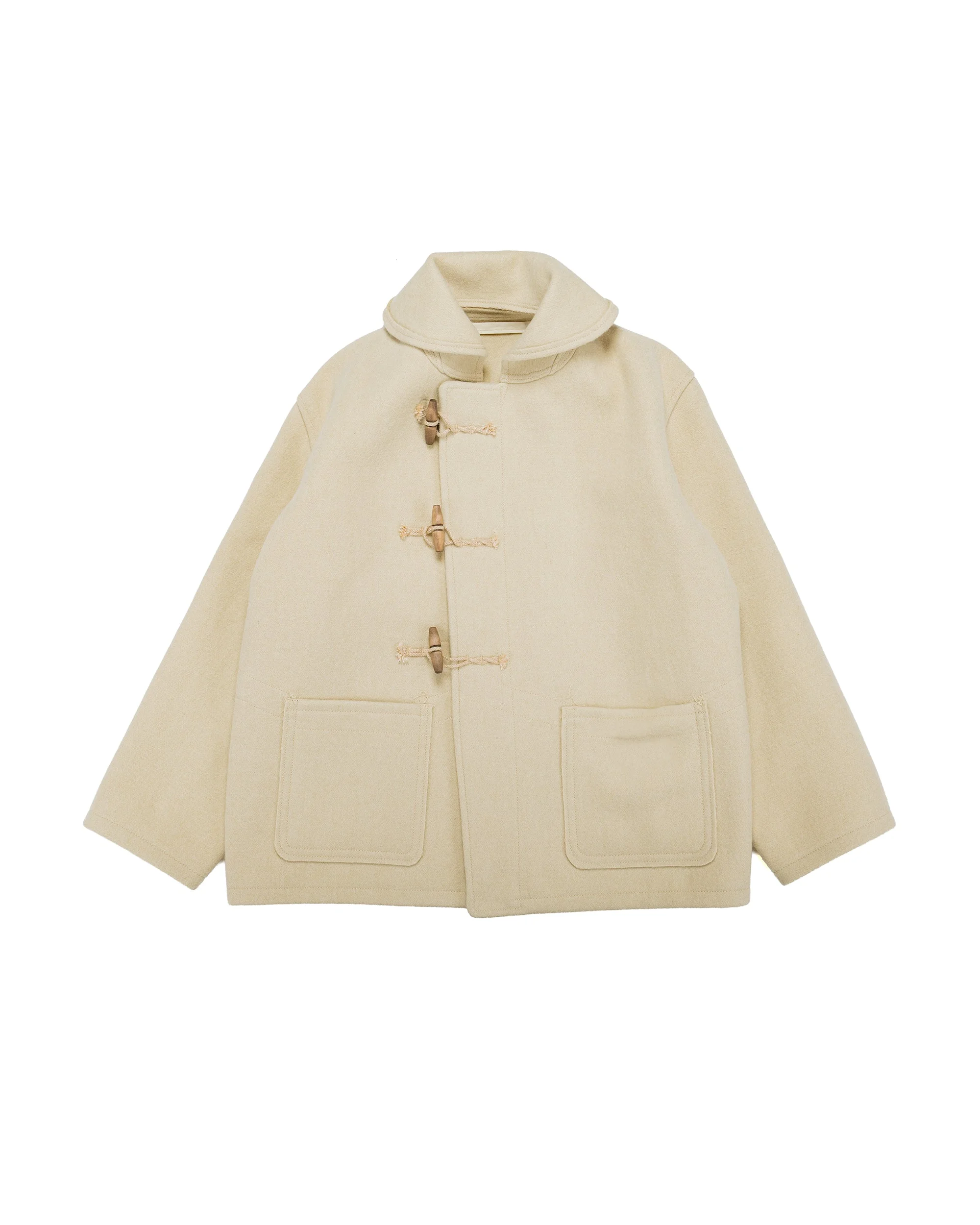 MJ25102 WWII British Fearnought Duffle Coat, ARP Ecru - 1