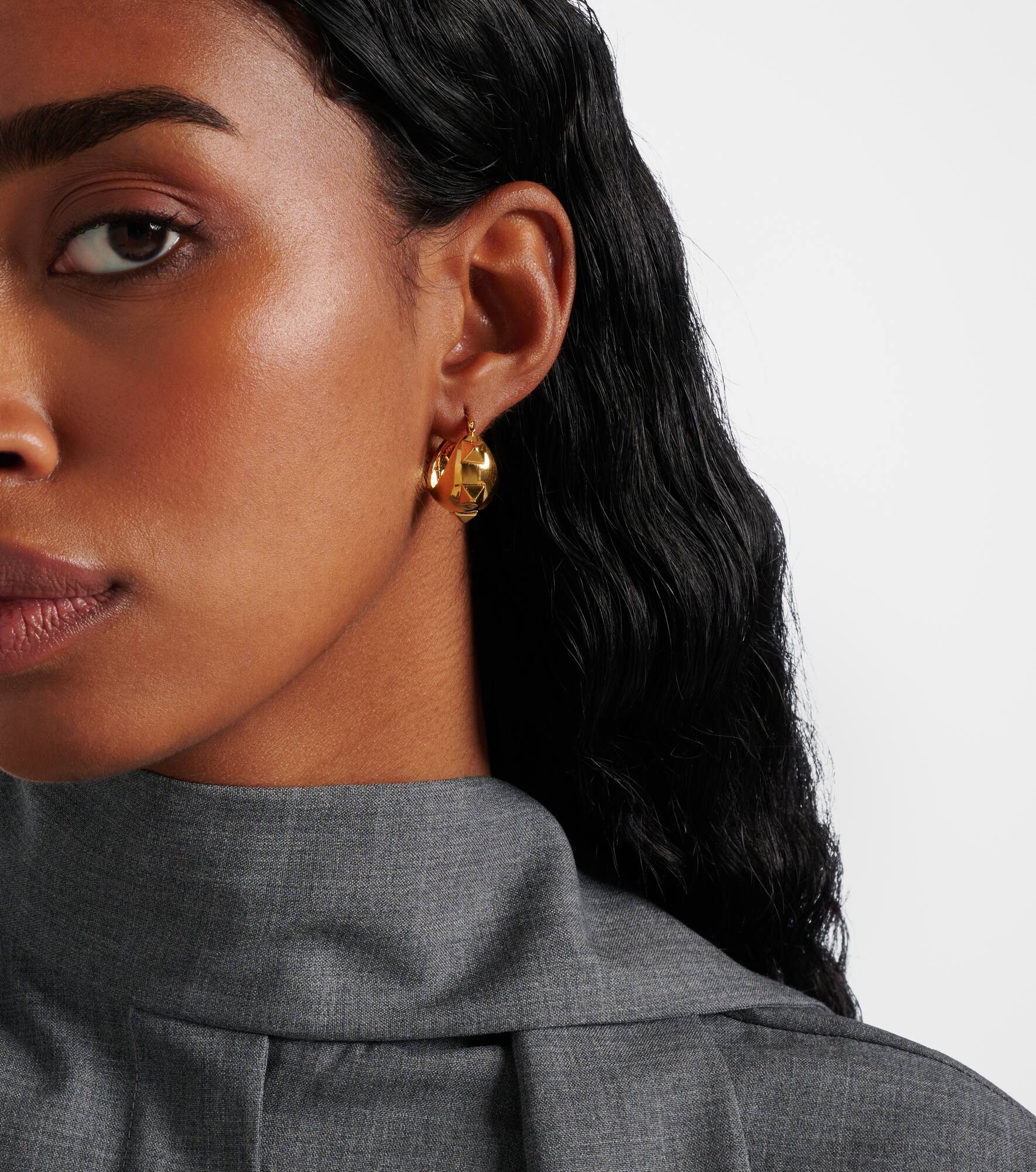 Rockstud hoop earrings - 3