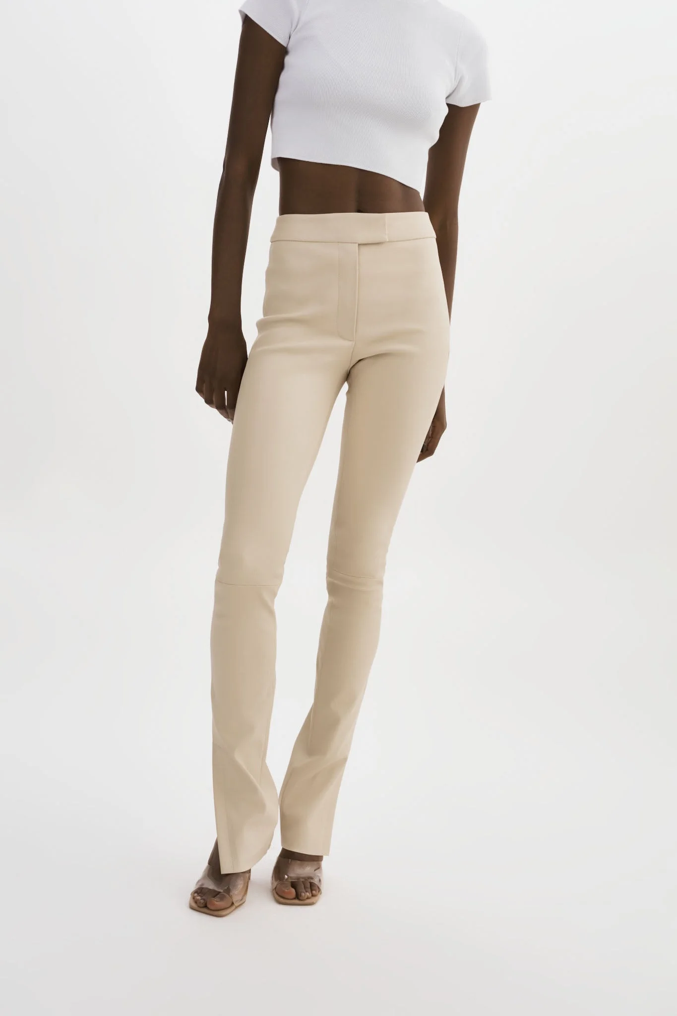 DAWN | Stretch Leather Pants - 1