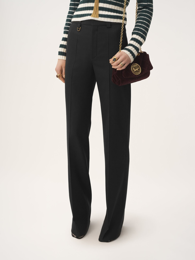 BOYISH TAILORED PANTS IN WOOL GRAIN DE POUDRE 4