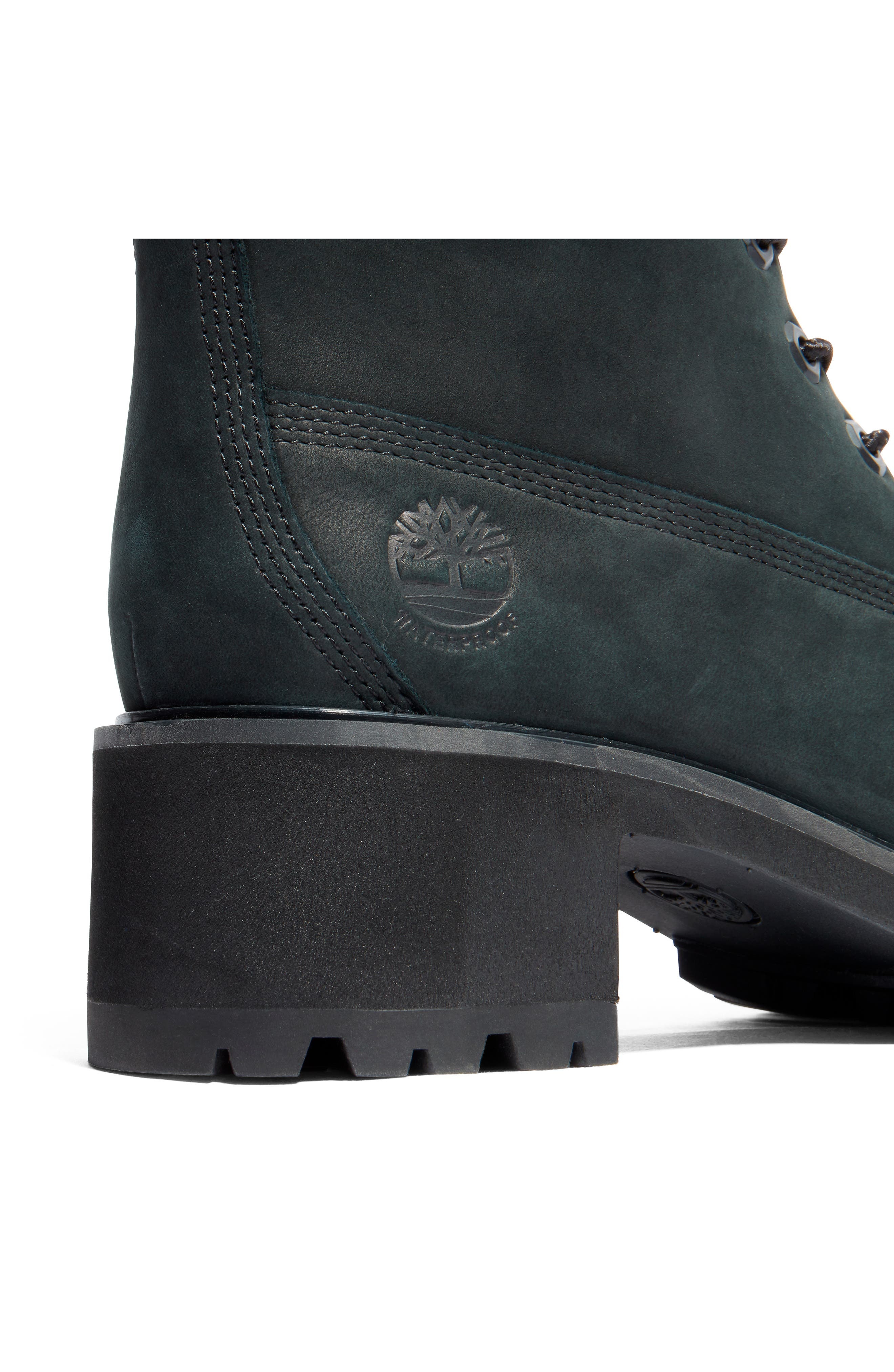 Timberland Kinsley Waterproof Lace-Up Mid Boot in Black at Nordstrom - 6