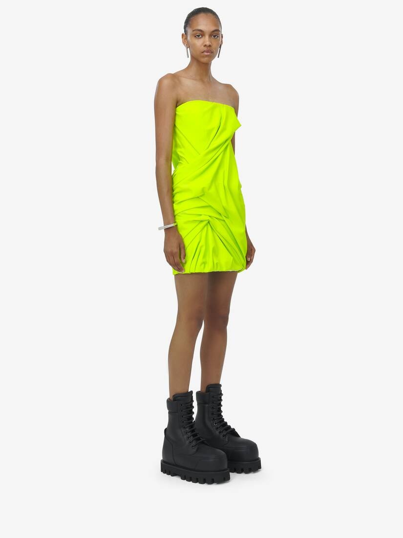 Draped Mini Dress - 3