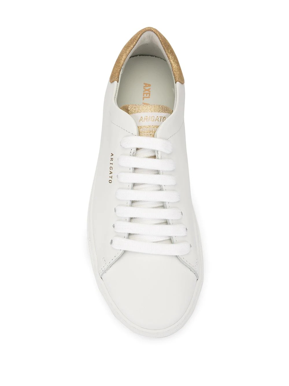 Clean contrast heel sneakers  - 4