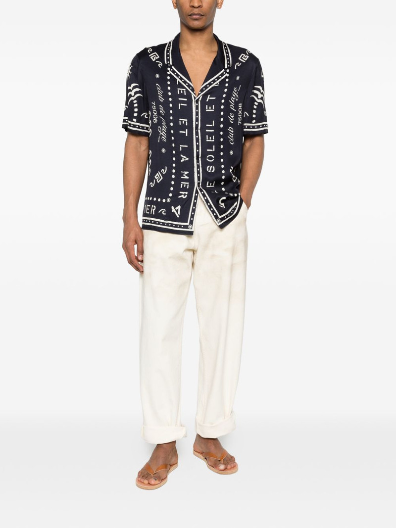 Balmain printed shirt outlook