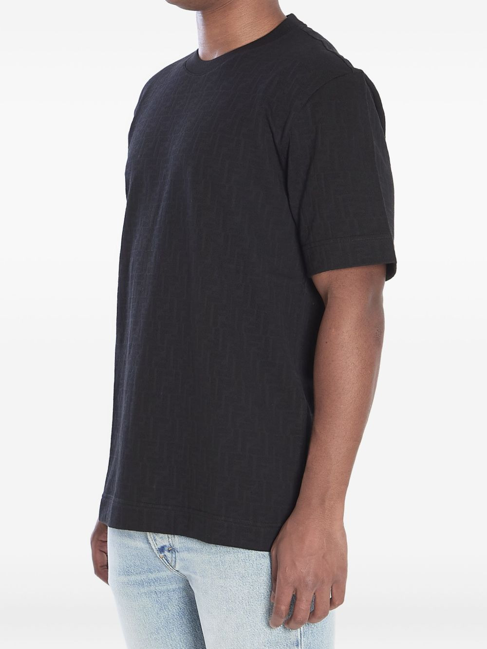 FF-monogram cotton T-shirt - 2