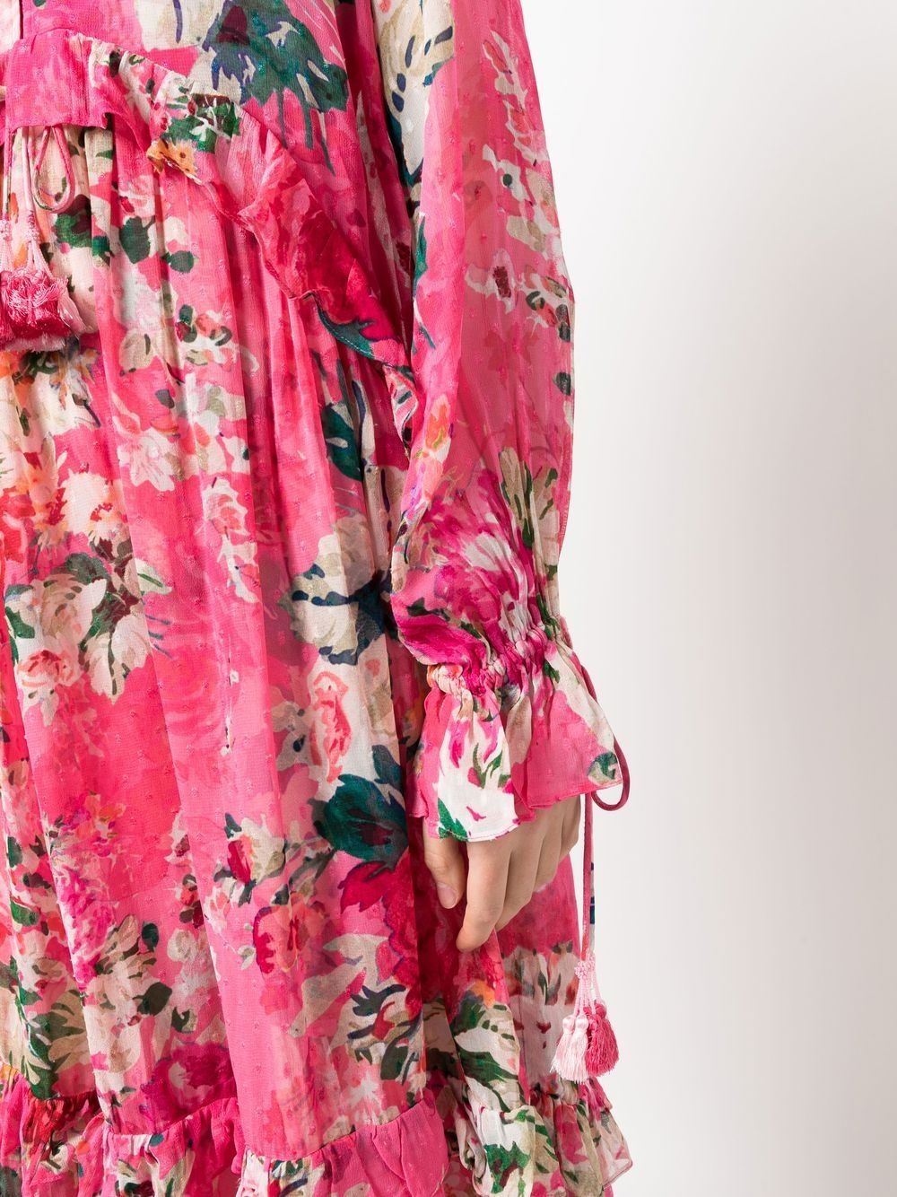 Tula floral-print tiered dress - 5