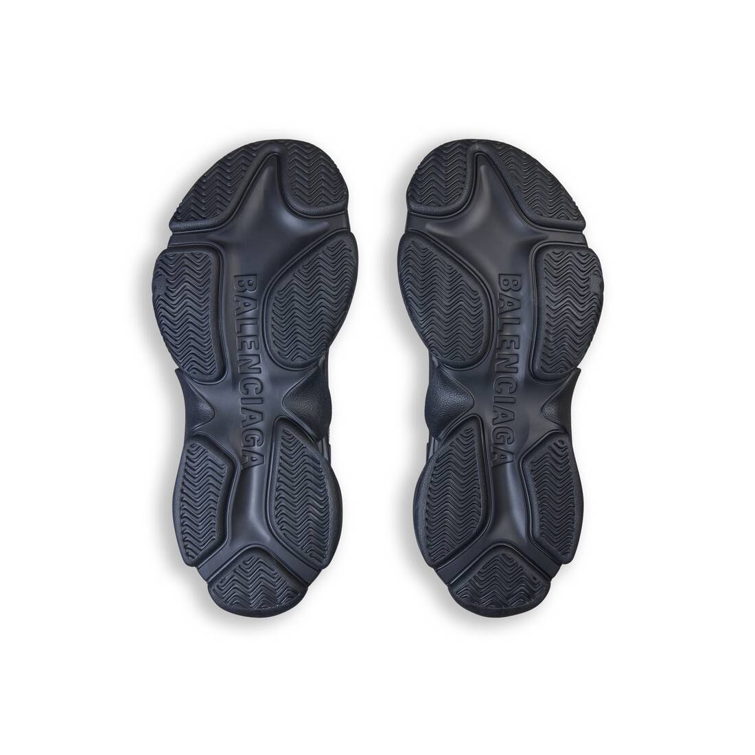 Men's Triple S Mold Sneaker in Black - 6