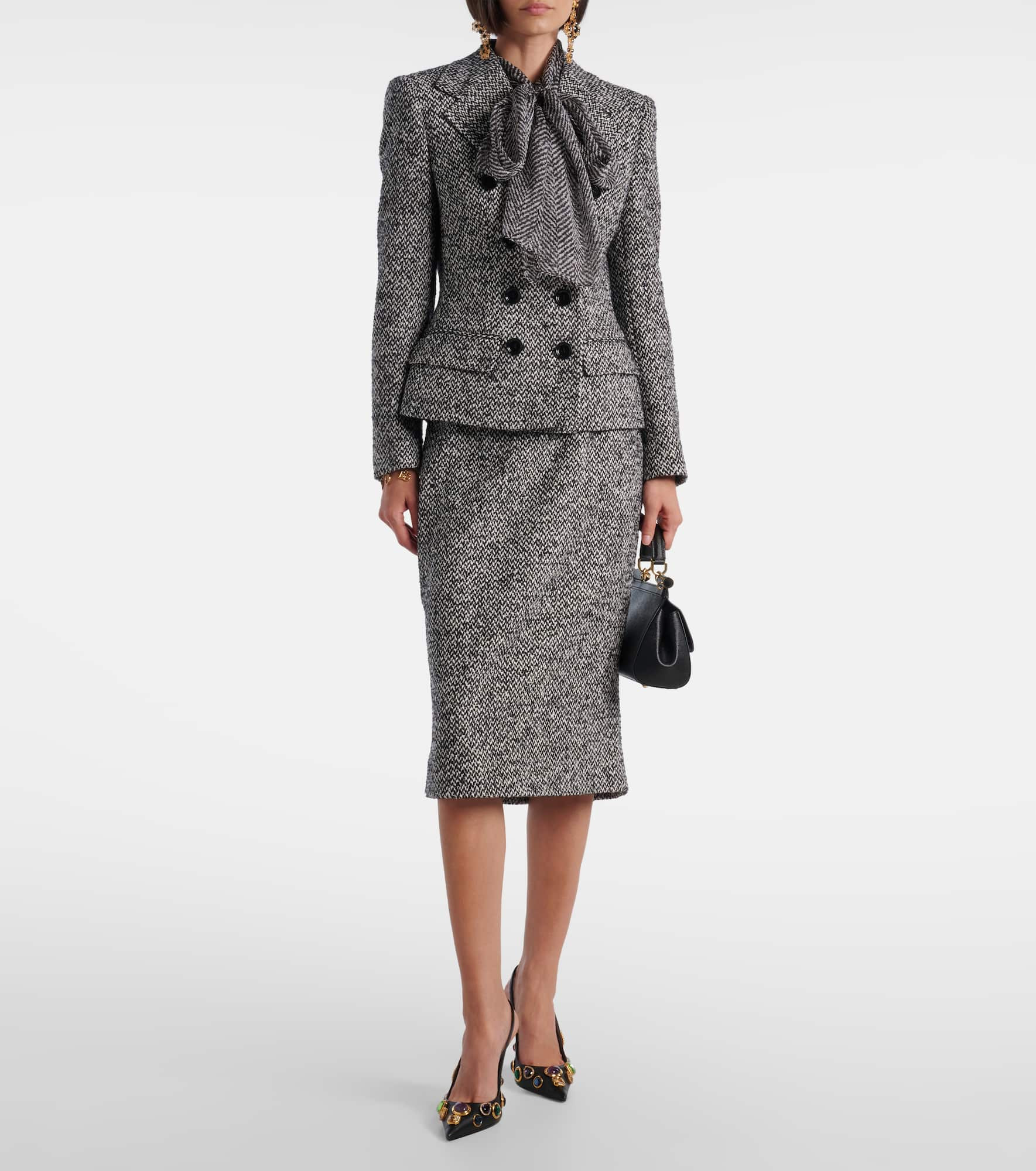 High-rise pencil skirt - 2