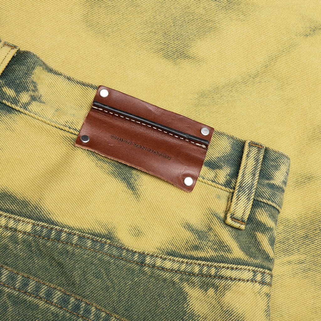 LOOSE FIT JEANS - LIME - 4