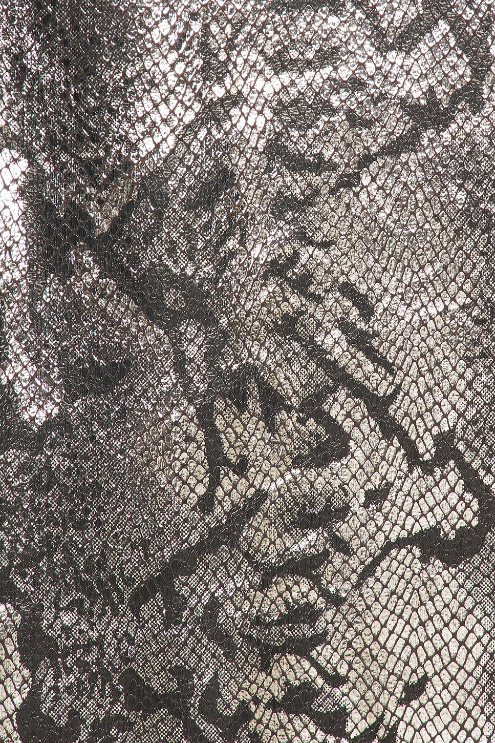 Metal Snake Deep Cowl Neck Gown - 5