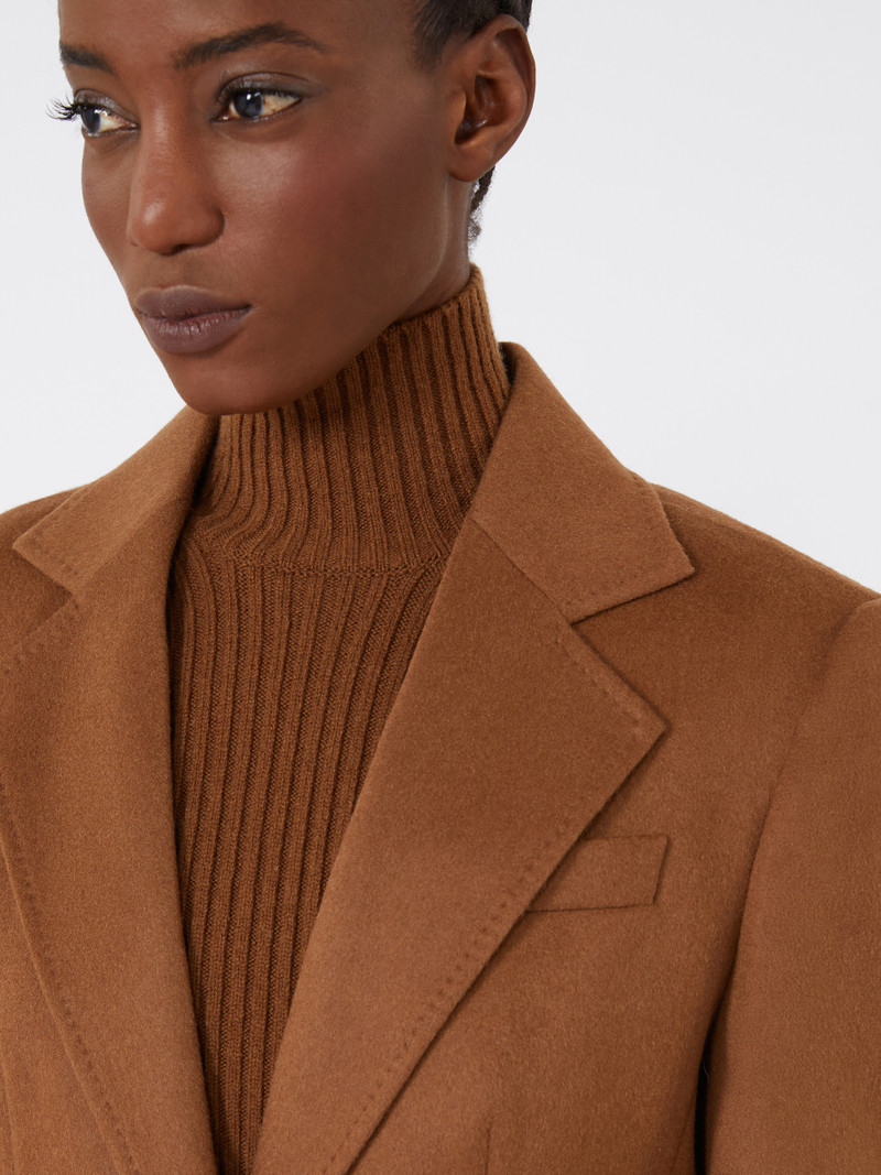 GLENN Short camel drap jacket 5