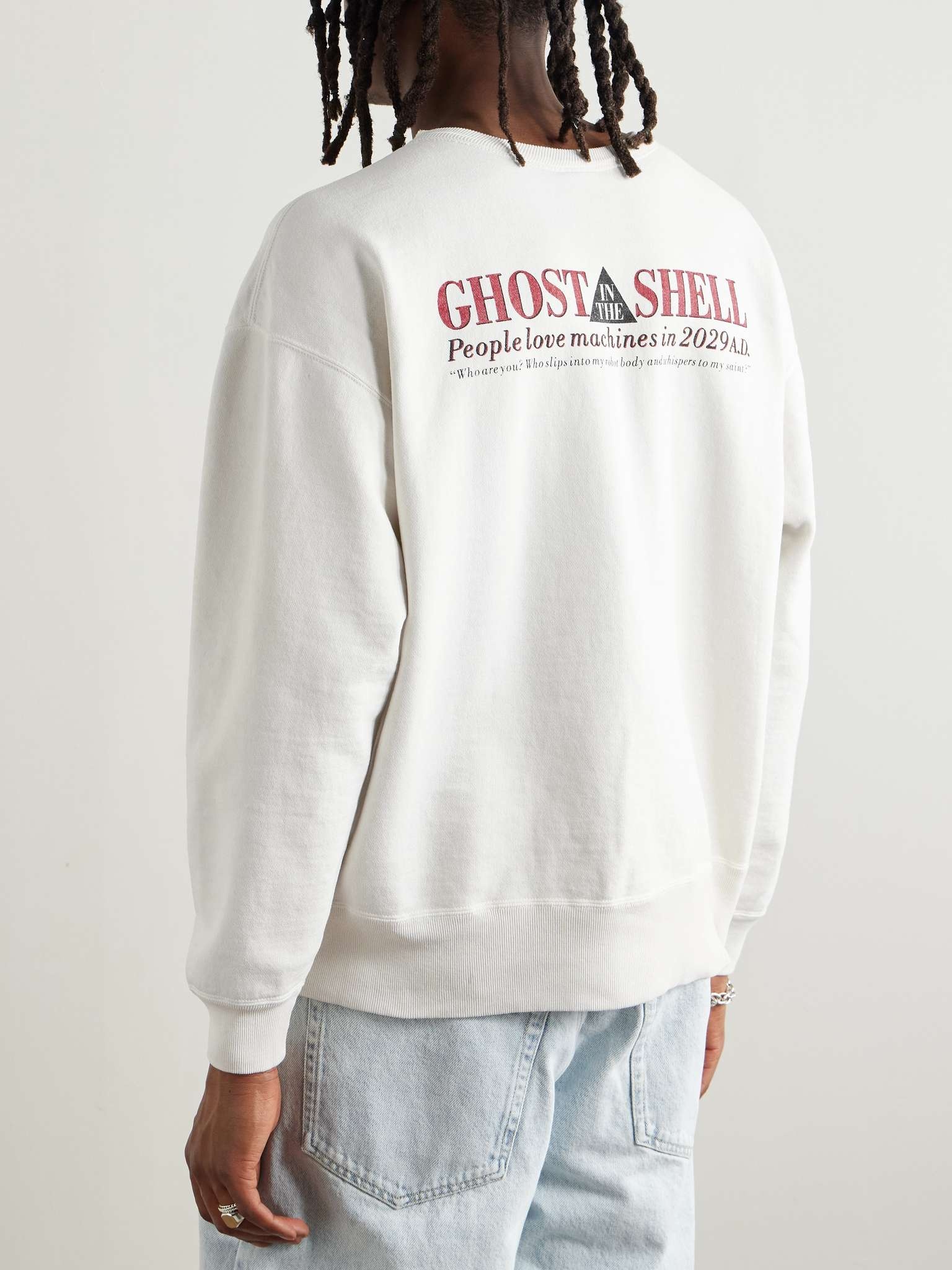 + Ghost in the Shell Printed Cotton-Jersey Sweatshirt - 3