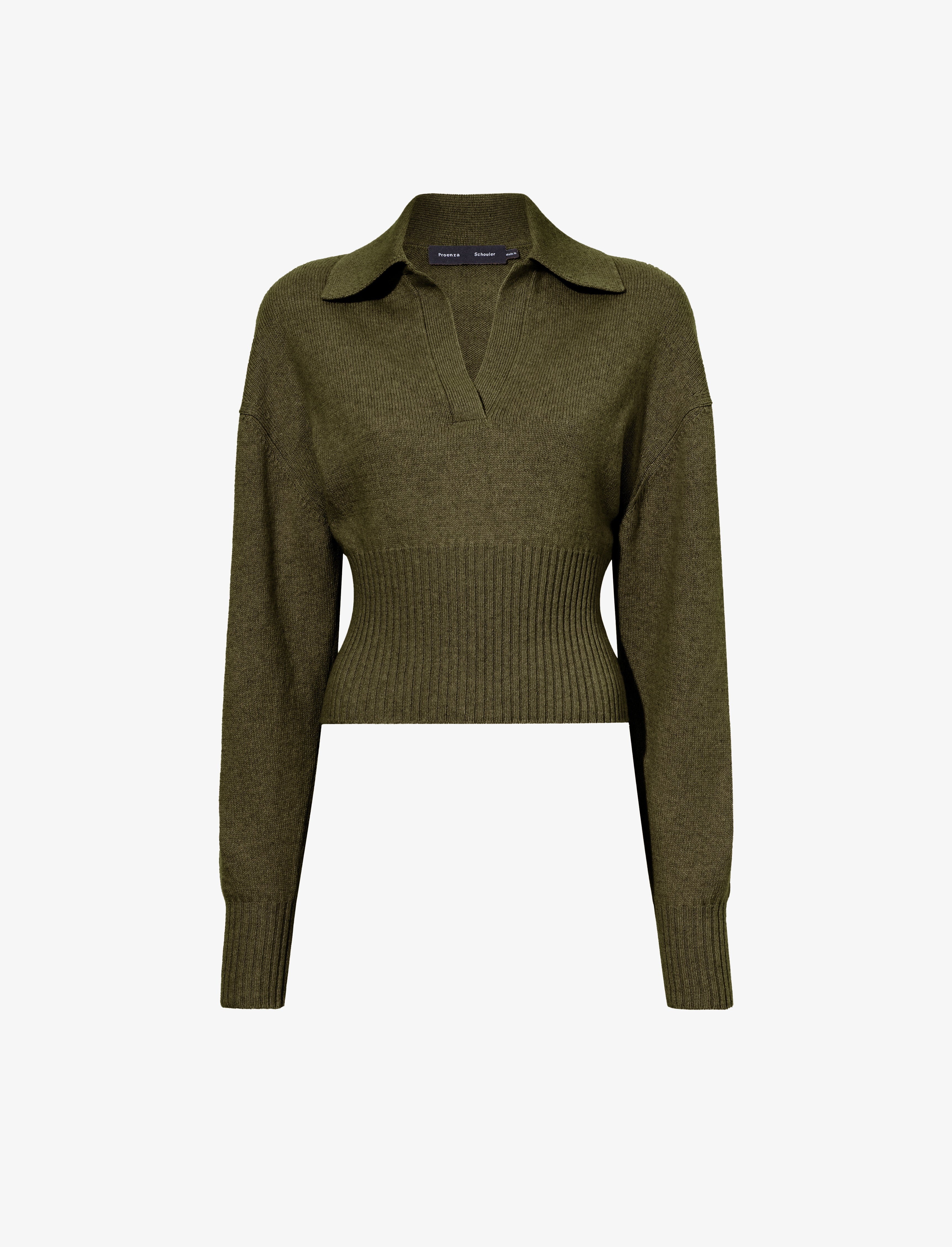 Jeanne Polo Sweater in Eco Cashmere - 1
