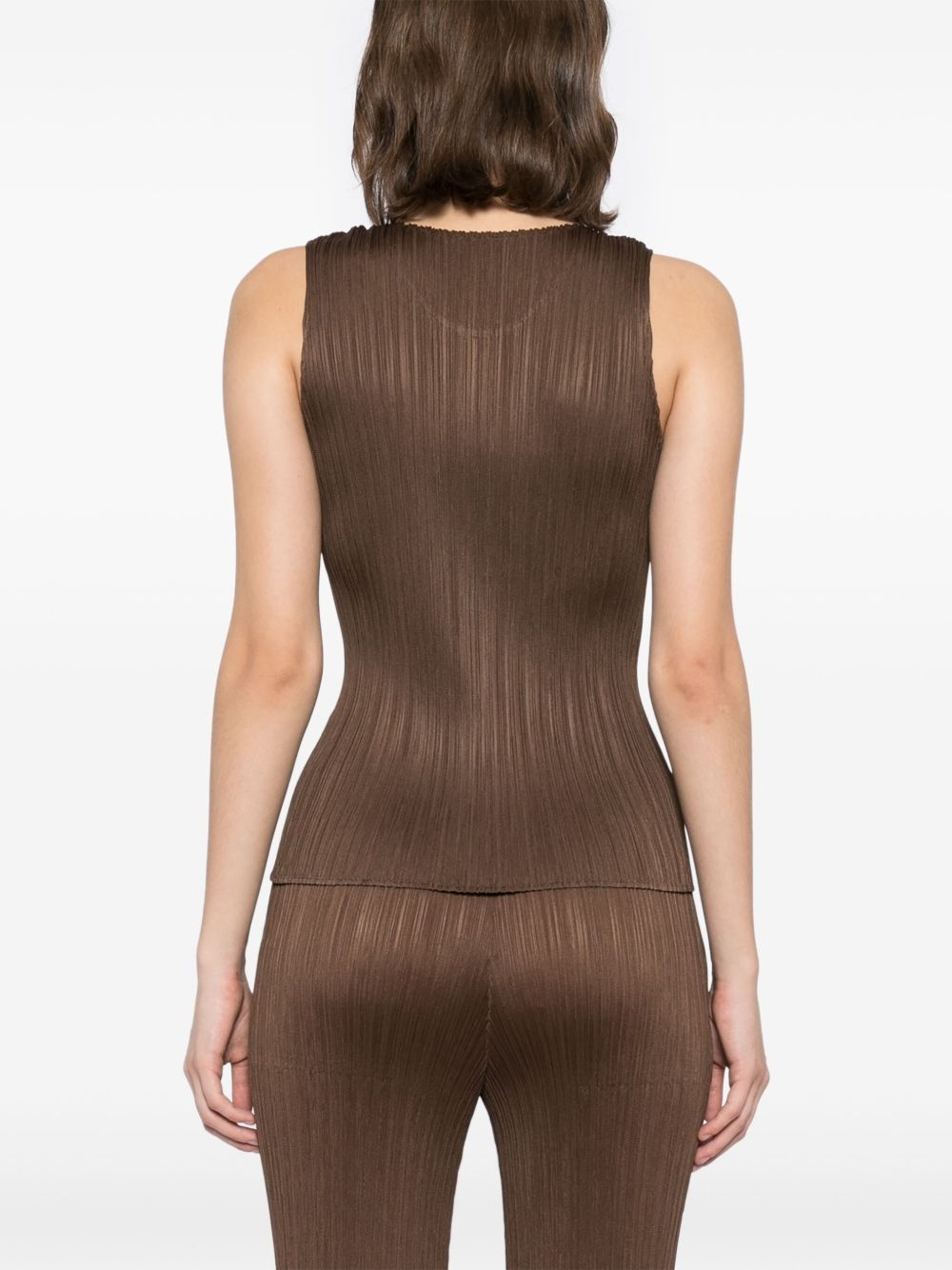 pleated vest - 4