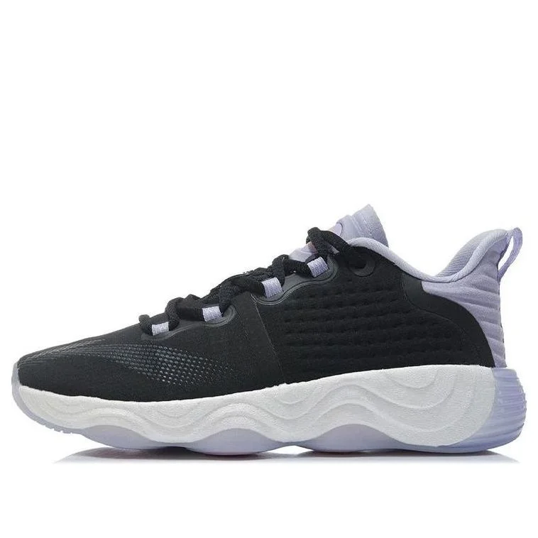 (WMNS) Li-Ning No Boundaries 3 'Black White Purple' AFPR030-2 - 1