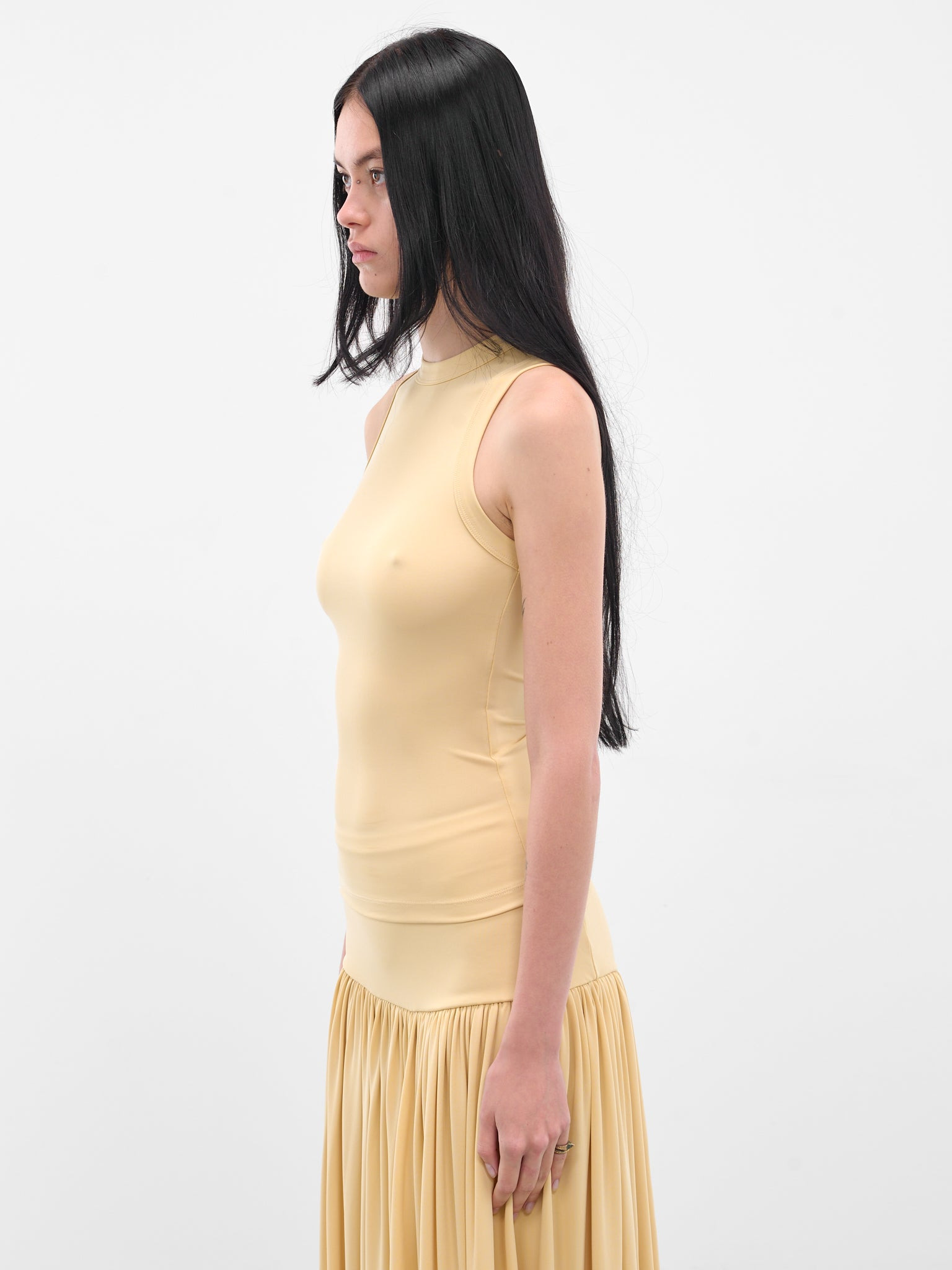 Yellow Jersey High Neck Tank - 2